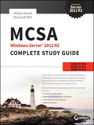 cover image of MCSA Windows Server 2012 R2 Complete Study Guide